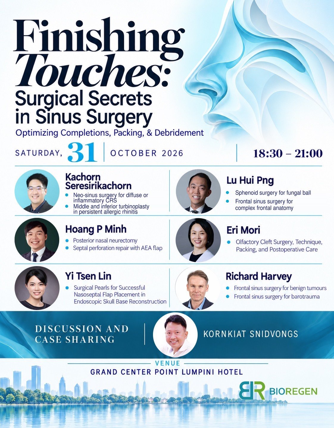 # Join Us for “Finishing Touches: Surgical Secrets in Sinus Surgery” – An International Scientific Symposium
